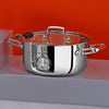 Hascevher Kochtopf 24cm 6L Induktion Edelstahl 18/10 Suppentopf Abgießfunktion